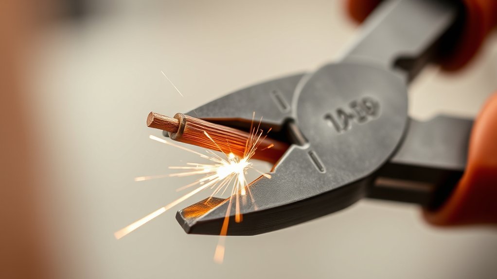 avoid cutting live wires