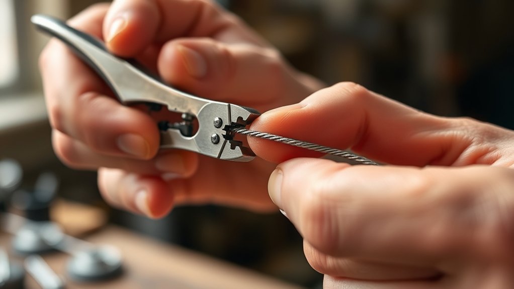 cut thread twist safely