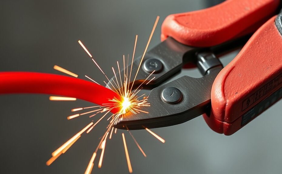 cutting live wire dangerous