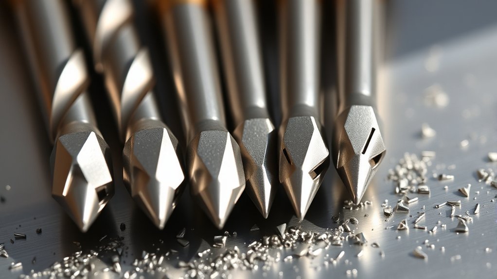 drill bit size and angle