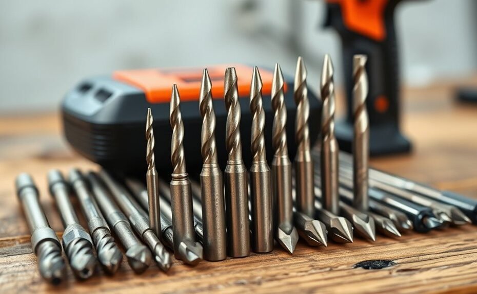 drill bits vary widely