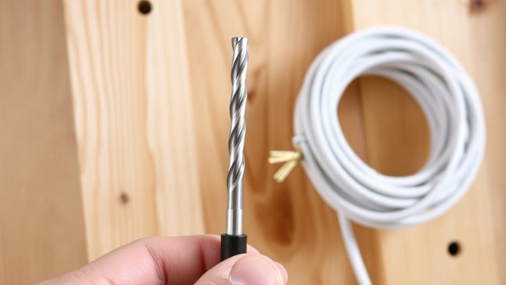 drill clean holes carefully