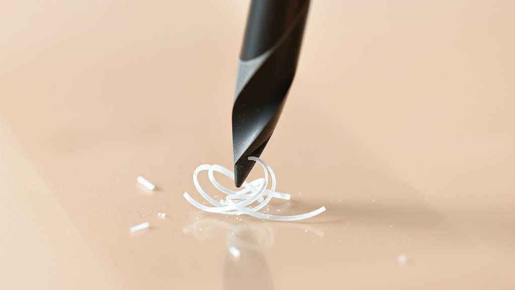 drilling plastic with care