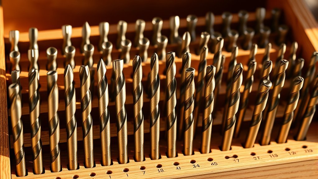 efficient drill bit organization