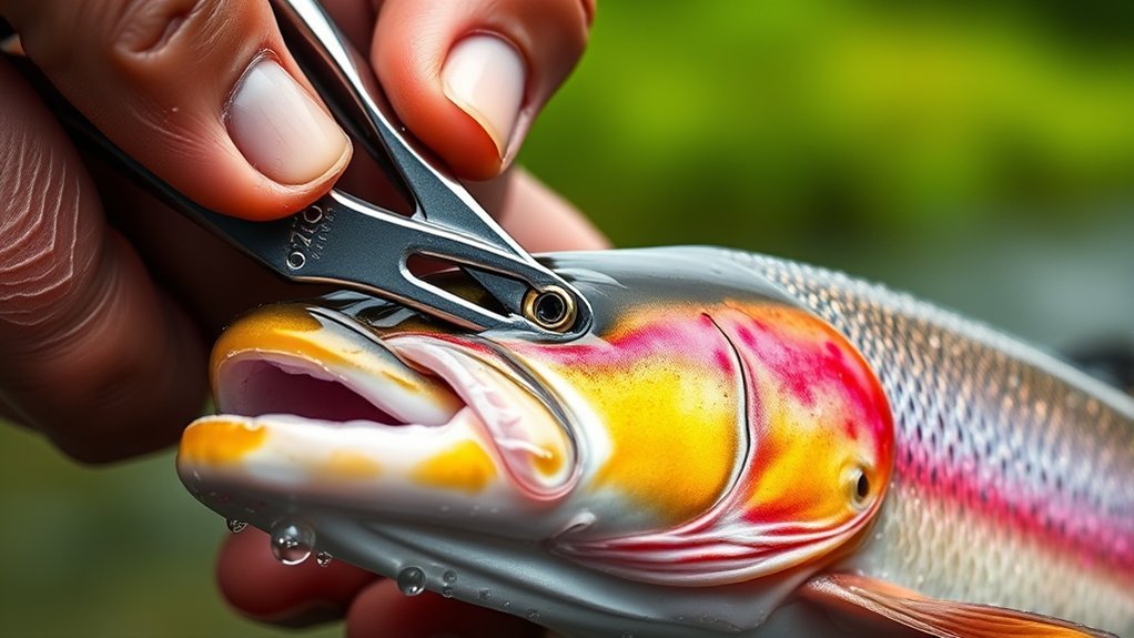 efficient safe hook removal