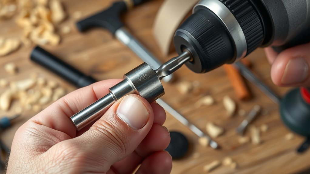 extend drill bit for depth