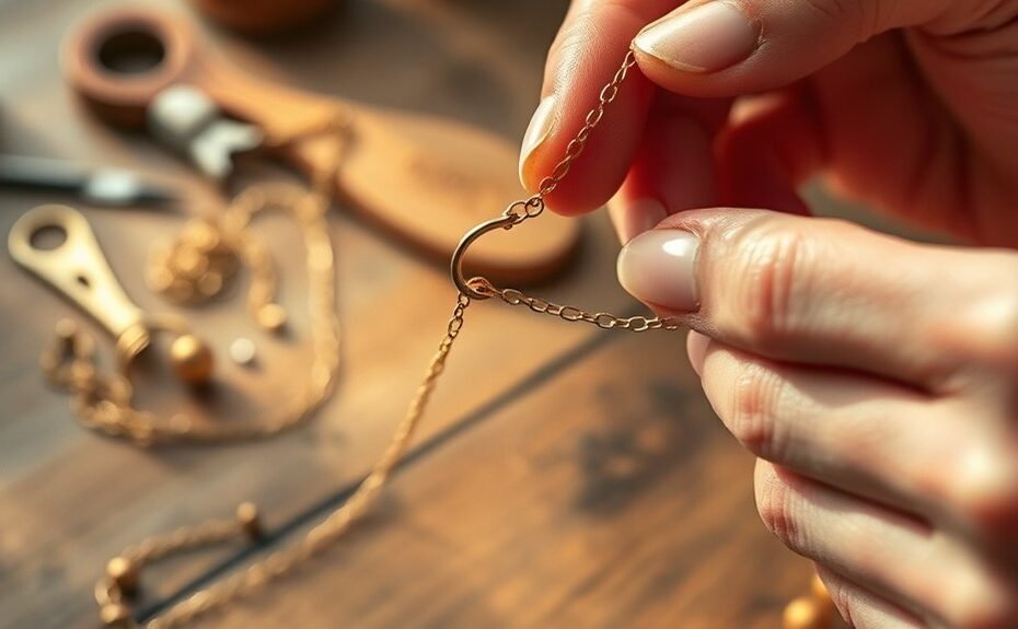 fix necklace chain easily