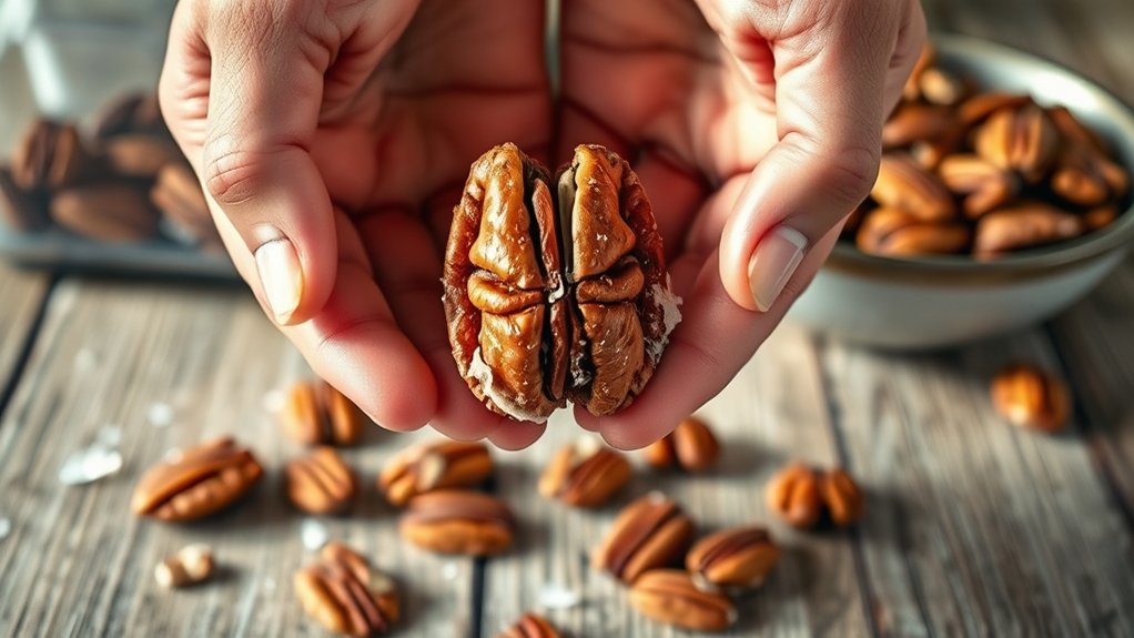 freeze thaw crack pecans