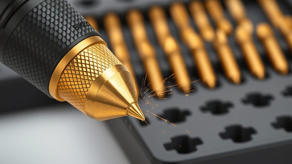 gold drill bit selection