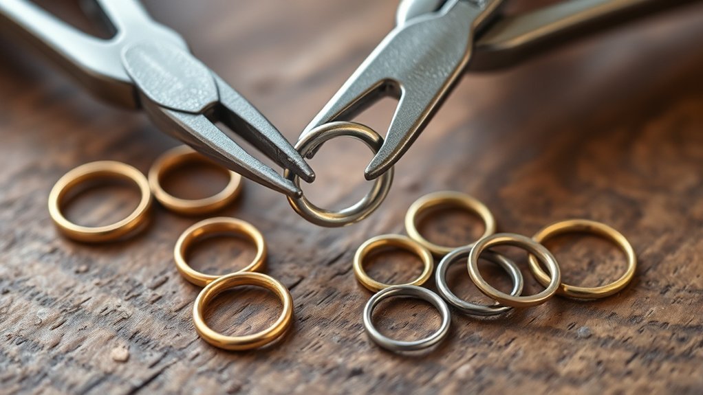 handling split rings expertly