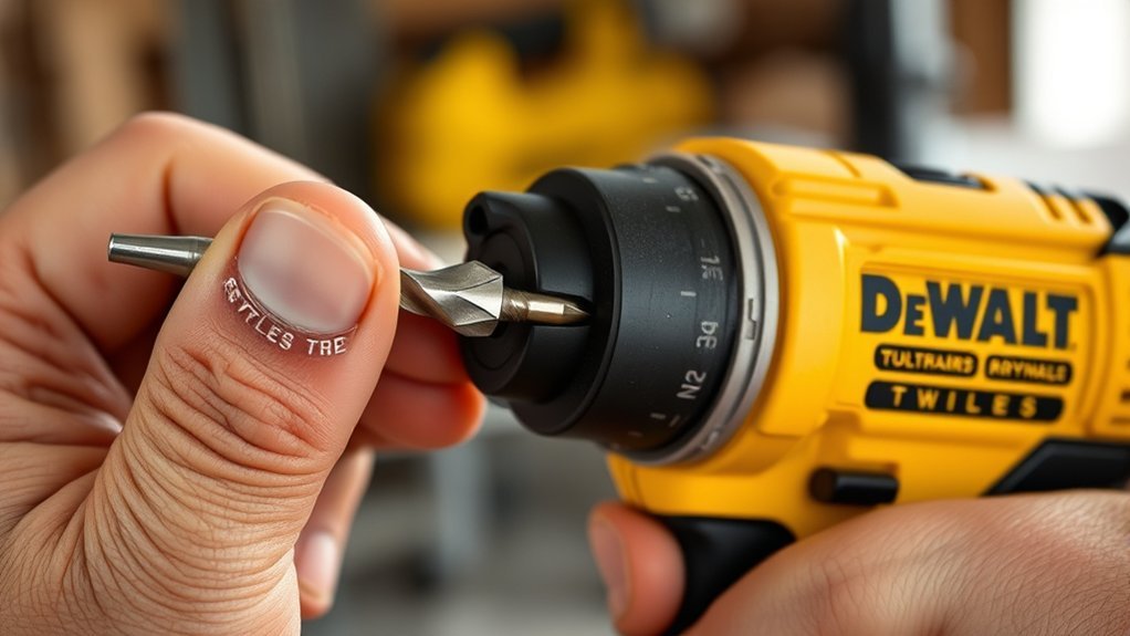 identify dewalt drill chuck