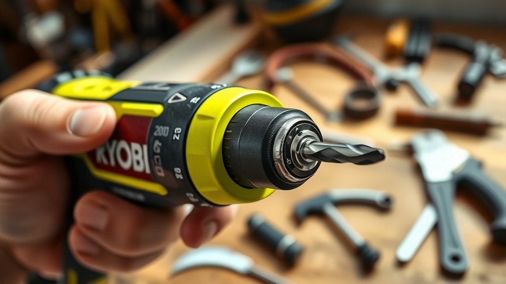 identify ryobi drill chuck
