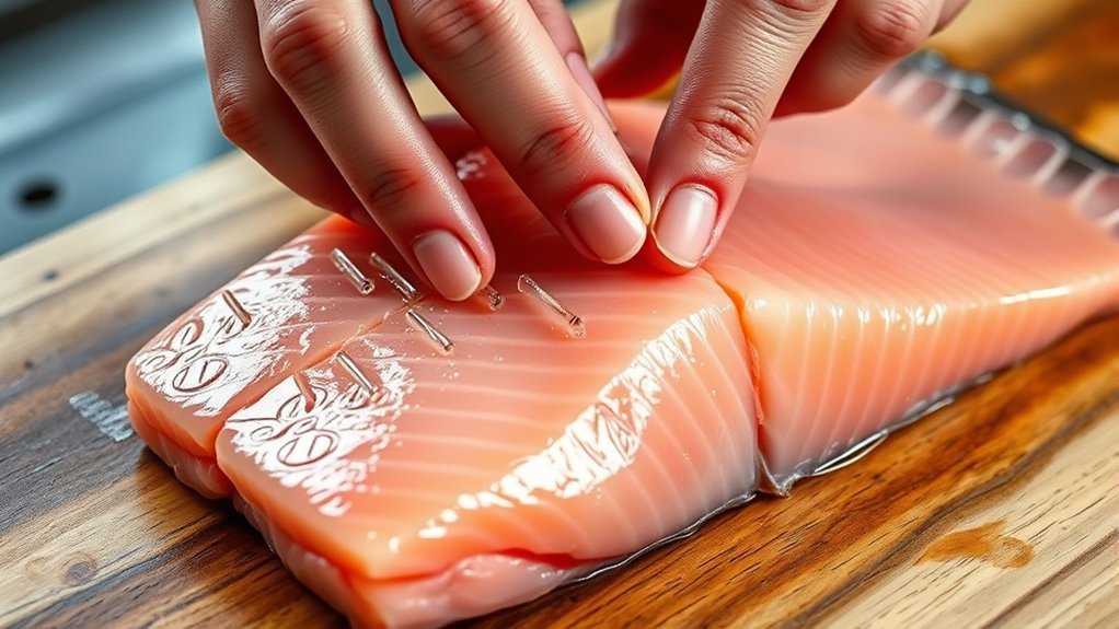 identifying pin bones accurately