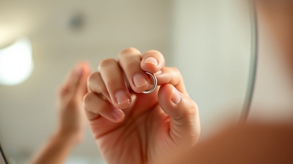 loosen septum ring safely