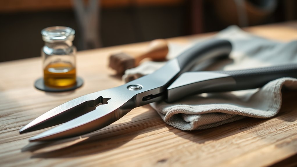 maintain canvas pliers properly