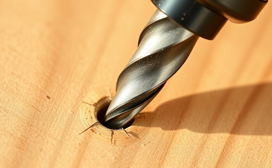 masonry bit unsuitable for wood