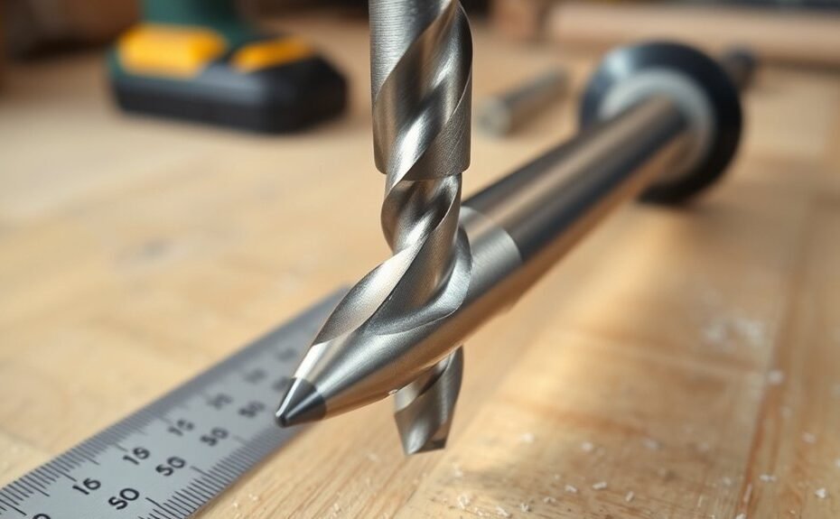 measuring drill bit length