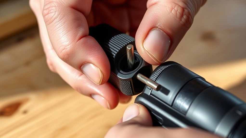 open keyless drill chuck