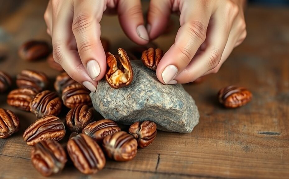 open pecans without tools