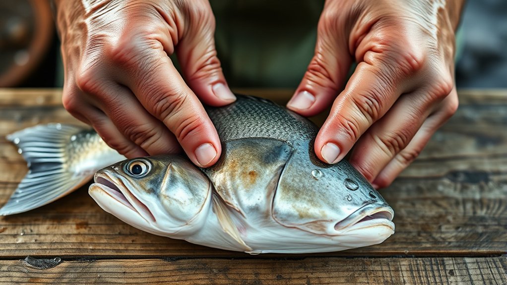 peel catfish skin carefully