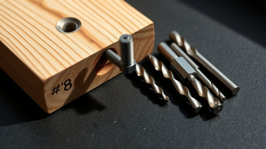 pilot hole drill size