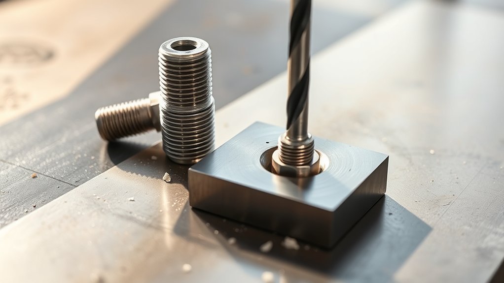 pilot holes and countersinks