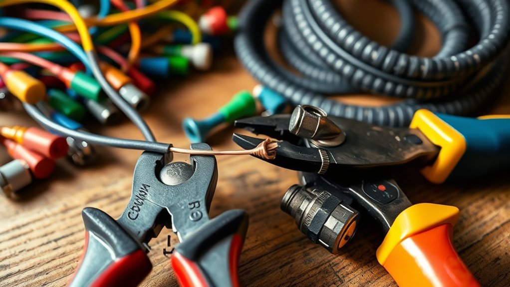 pliers for electrical plumbing tasks