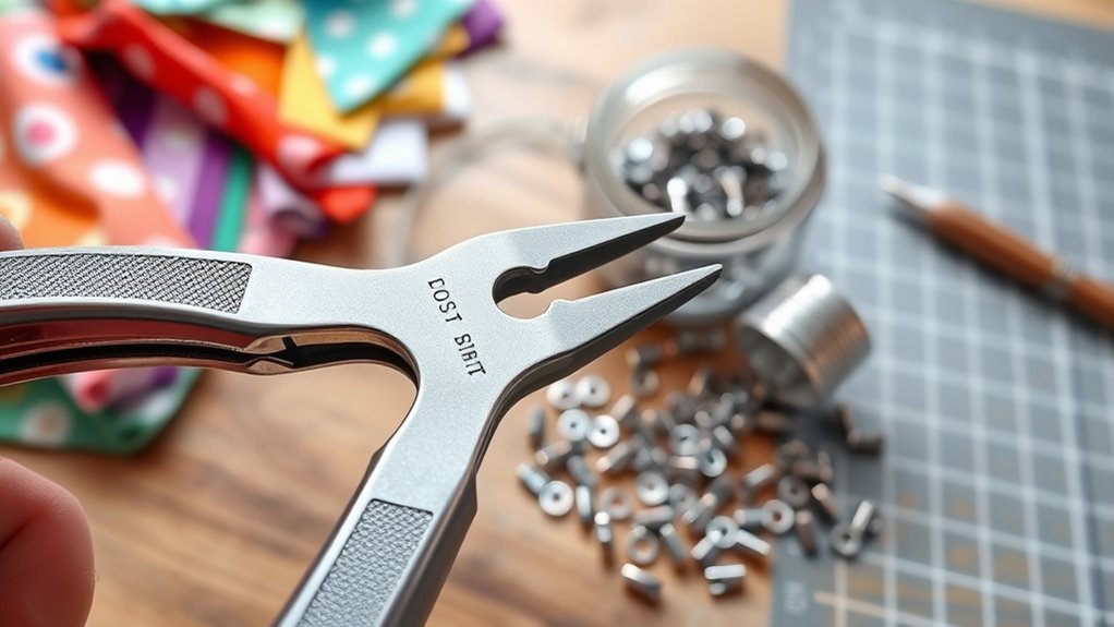 prepare materials before eyelets