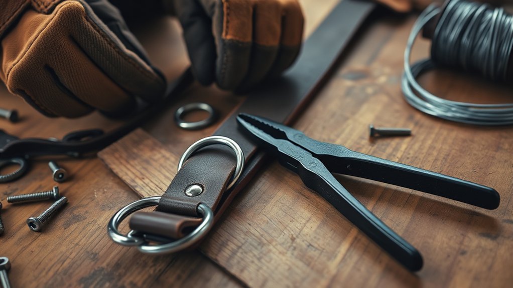 prepare materials for clamping