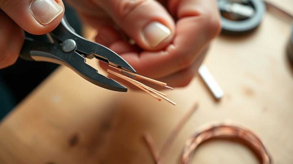 proper wire stripping technique