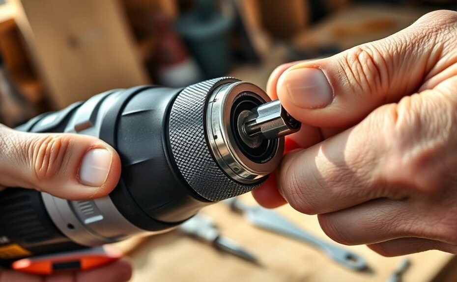 release drill bit safely