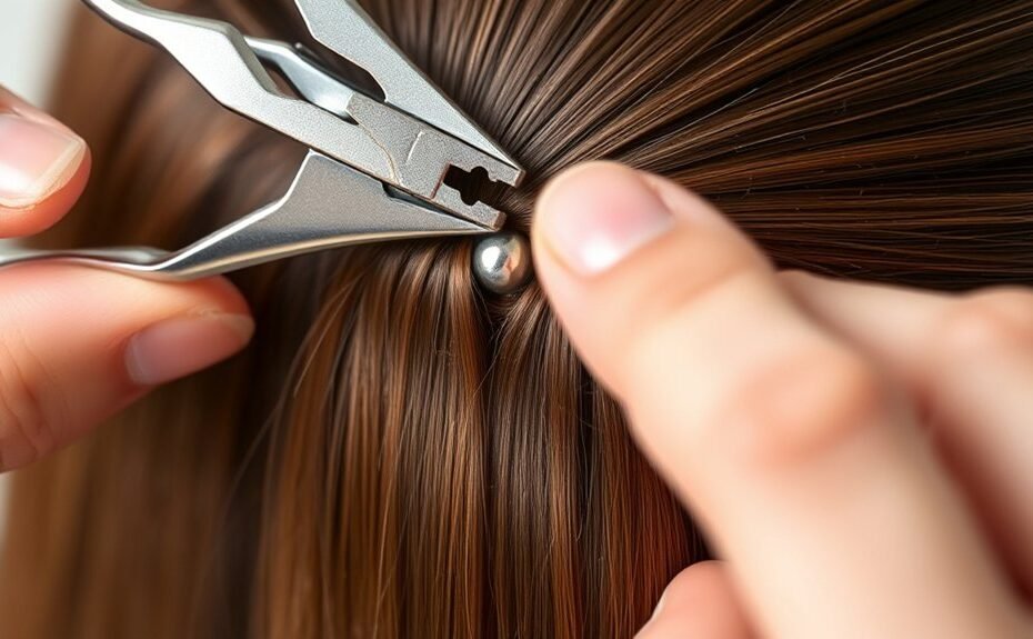remove hair extensions safely