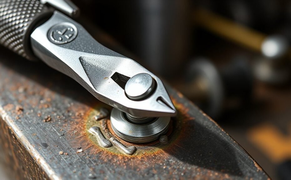remove rivets using pliers