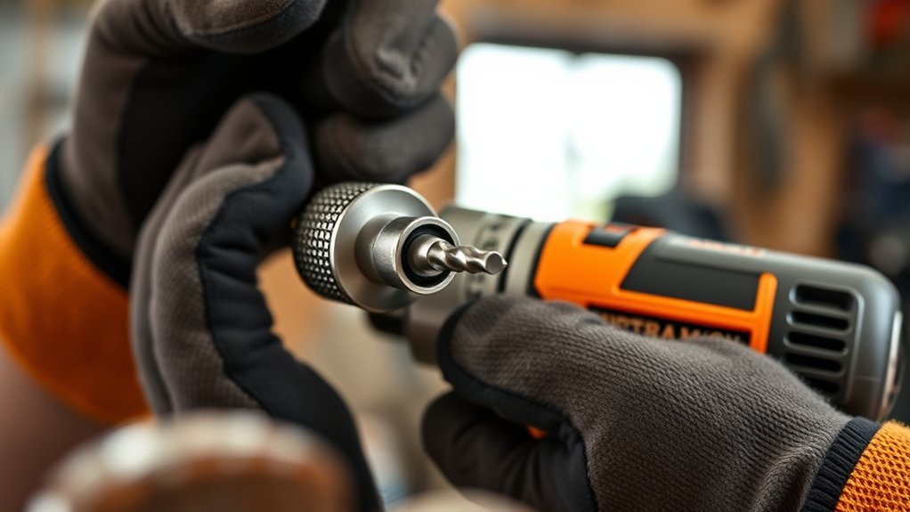 remove stuck drill bit