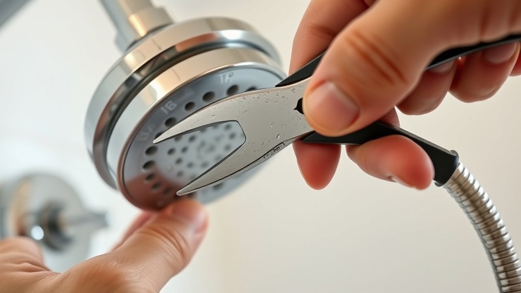 How to Remove Stuck Shower Head With Pliers