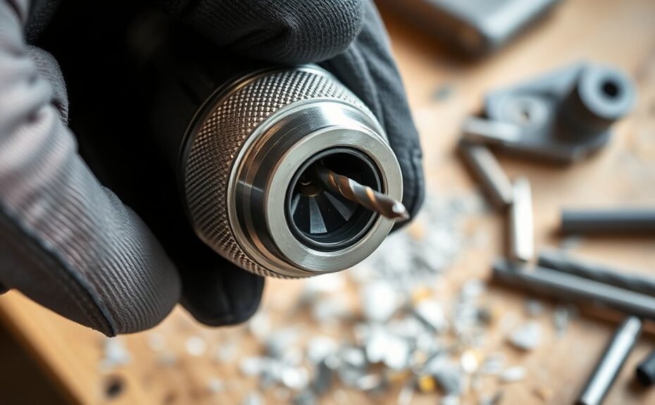 replace drill bit easily