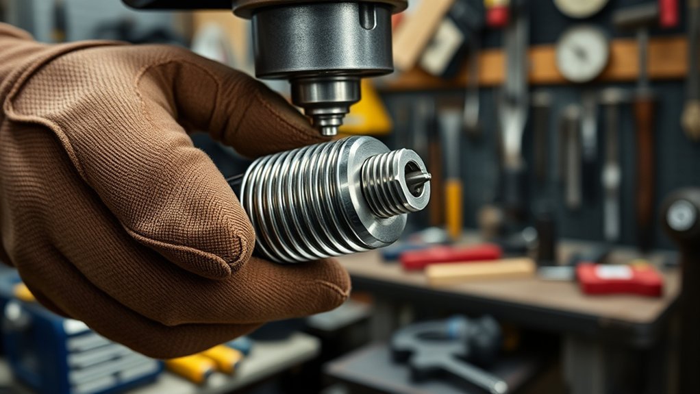 reverse thread installation technique