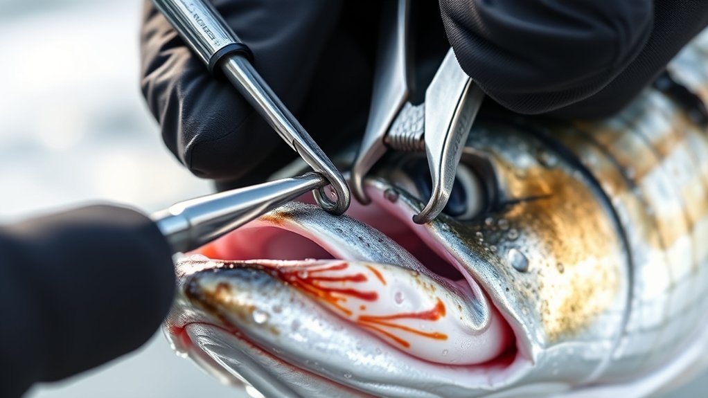 safely remove deeply embedded hooks