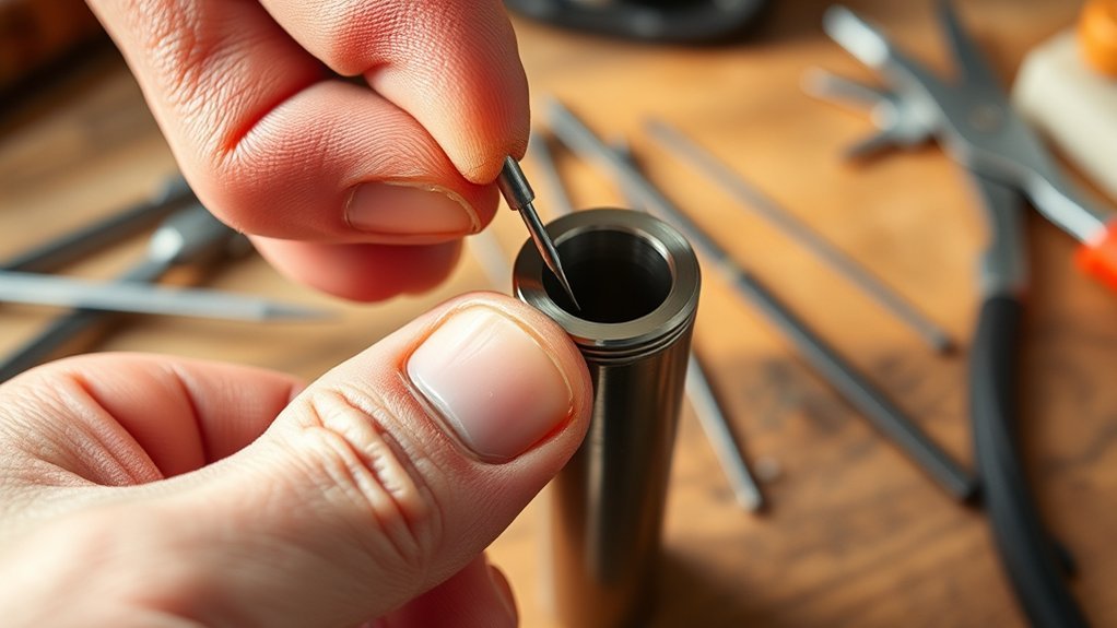 screwdriver techniques and tweezers