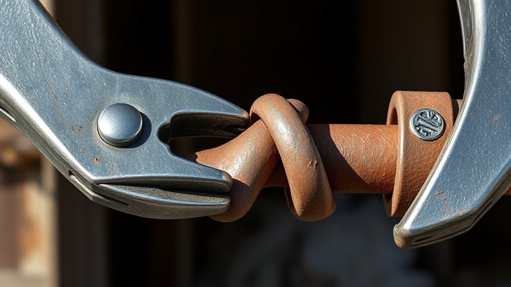 securely clamp irregular objects