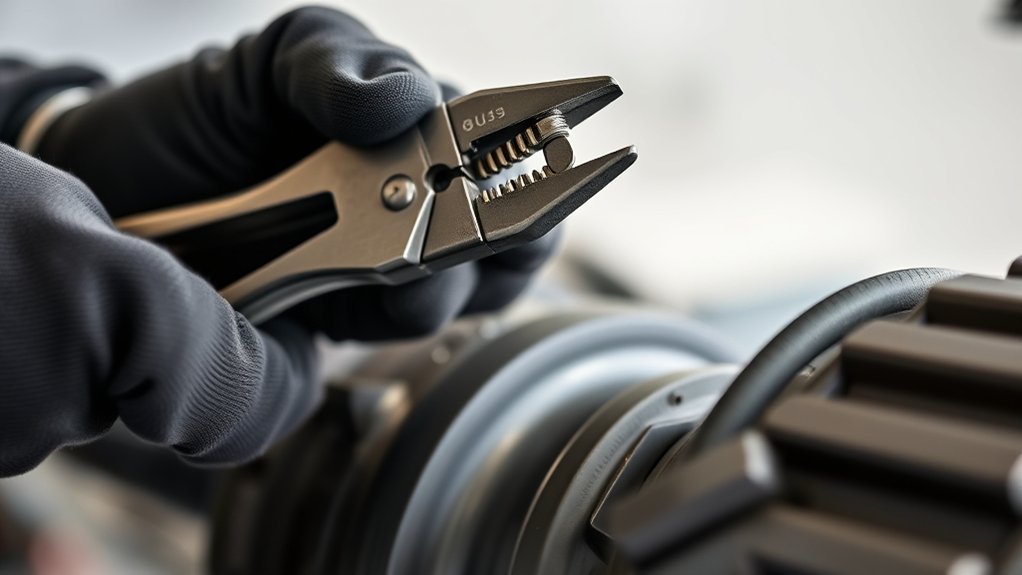 securely tighten cv clamp