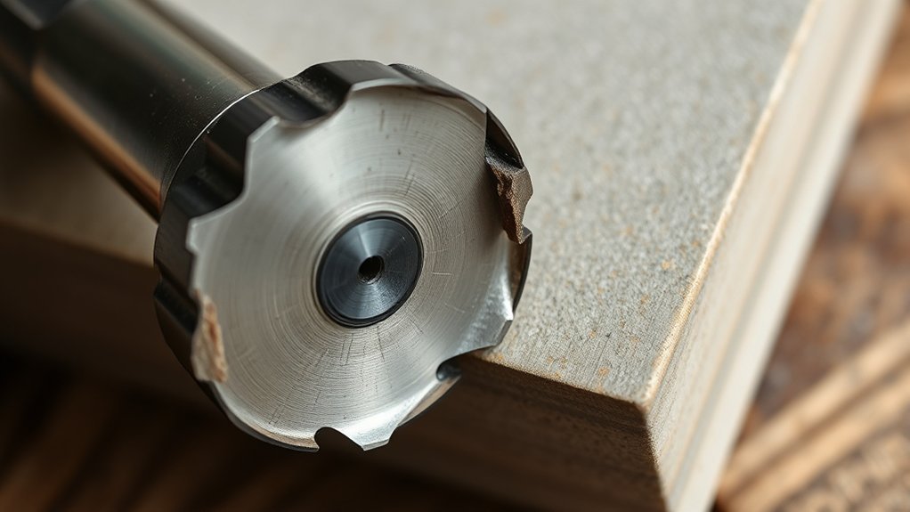 sharpen forstner bit regularly