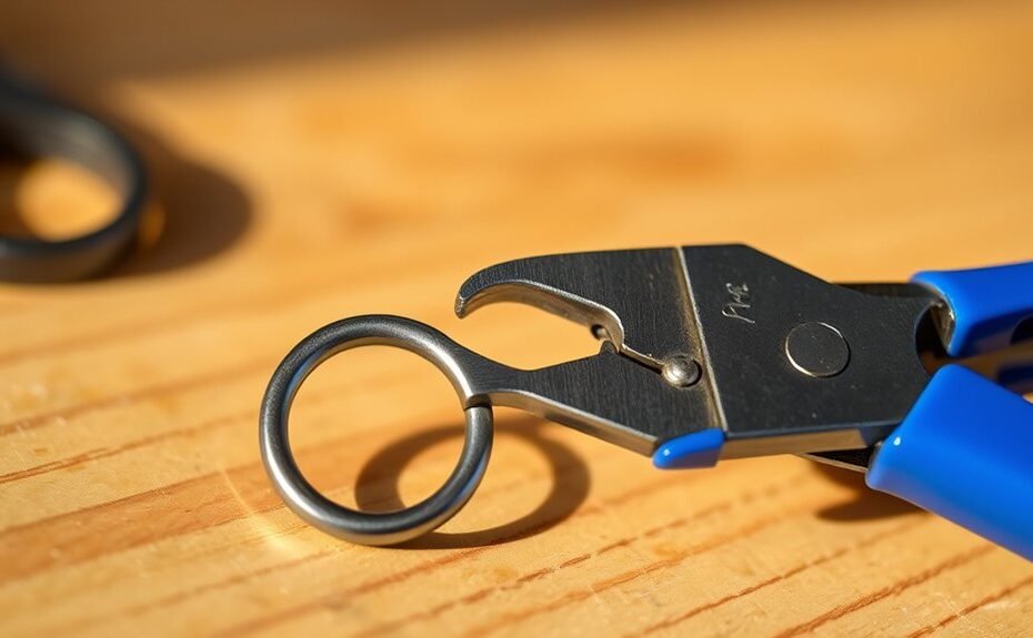 using snap ring pliers