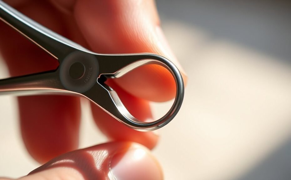 using split ring pliers