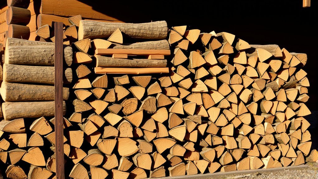 wood quantity in rick