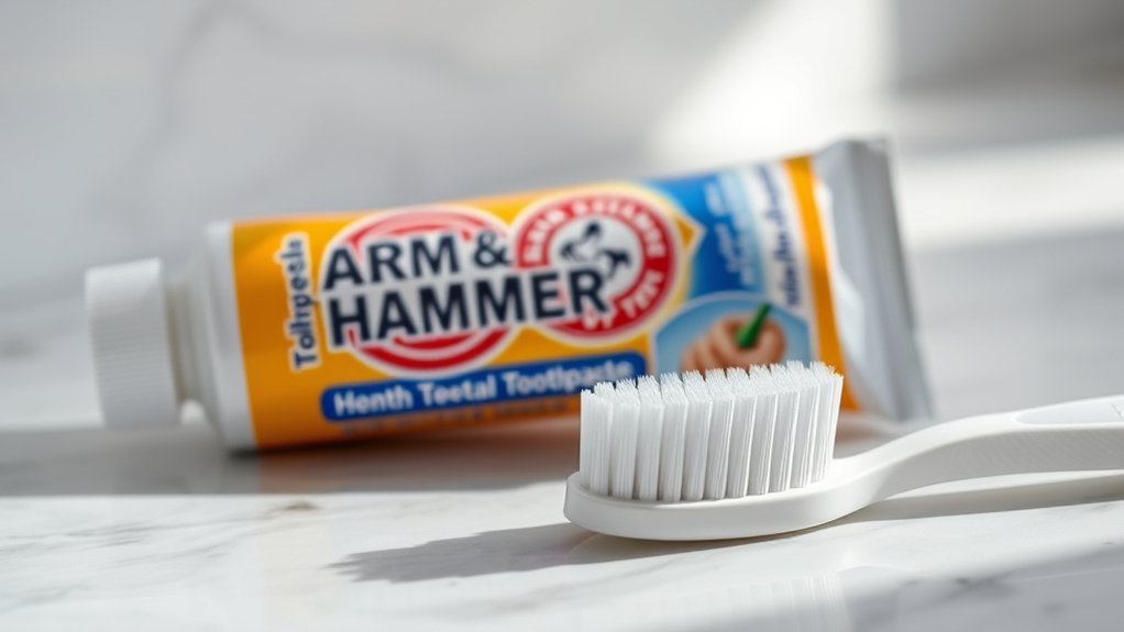 arm hammer toothpaste gentle sensitive aware