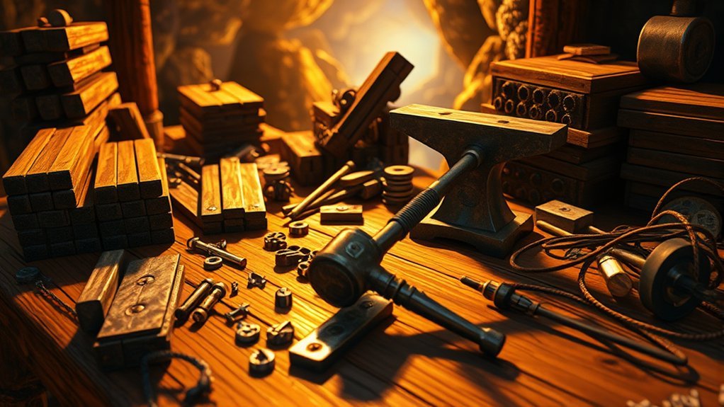 auto hammer crafting requires anvils