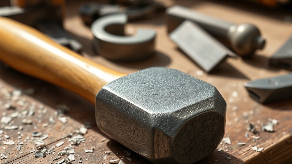 ball peen hammer for metalworking safety