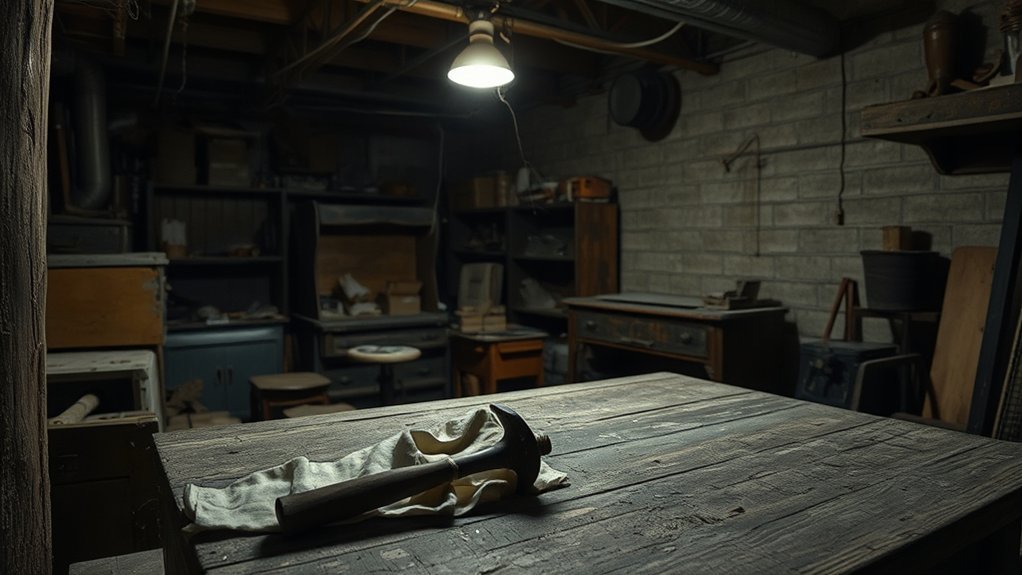 basement hides hammer clues