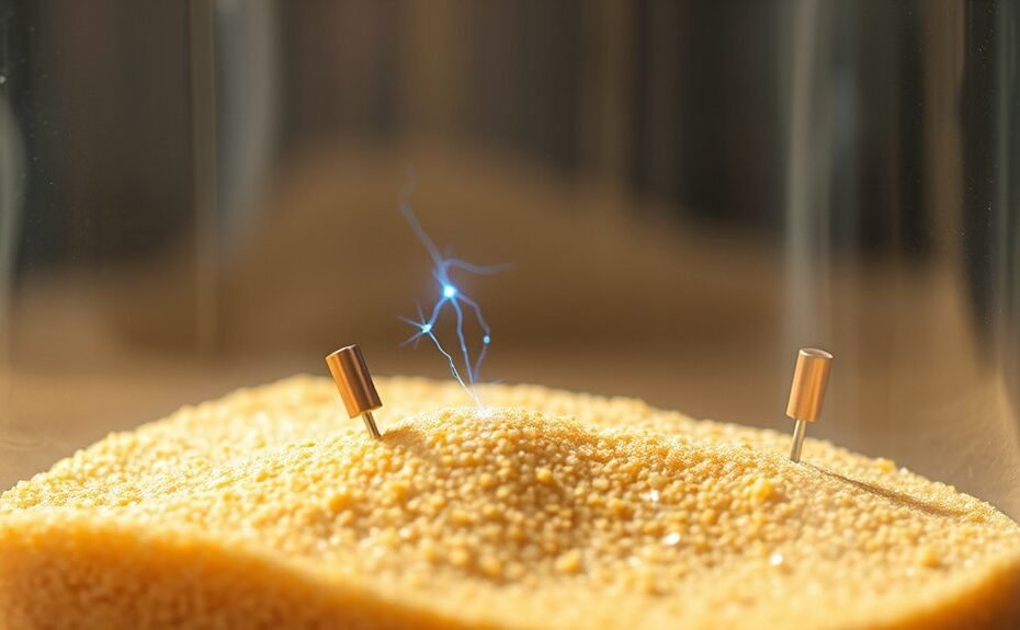 can sand conduct electricity sand s electrical conductivity question